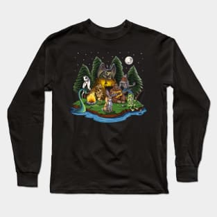 Cryptids Camping Long Sleeve T-Shirt